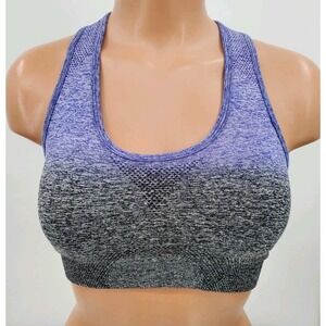 Gymshark Vital Seamless Purple Ombre Sports Bra Women's Size Small Workout Yoga